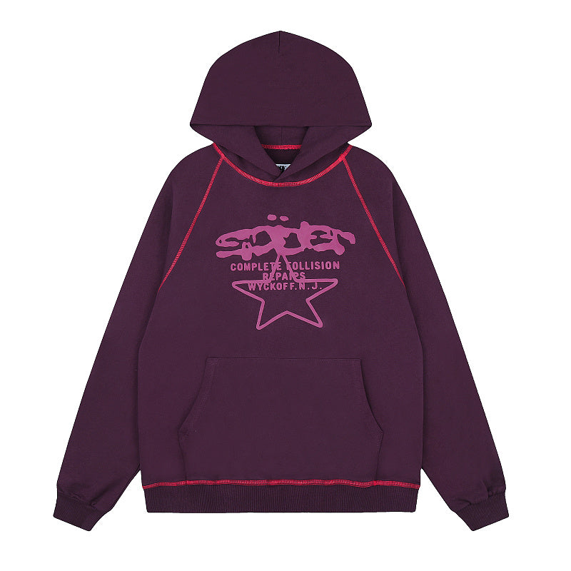 SC03  Men's and women's looped hoodies clothes