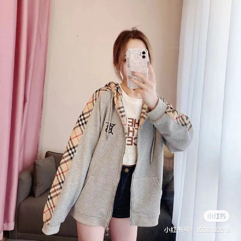 UC06  Men's and women's all cotton cardigan zipper sweatshirt clothes