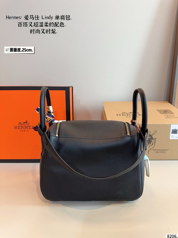 HEMB1   Stylish New Premium Genuine Leather Bag  25X13X17cm