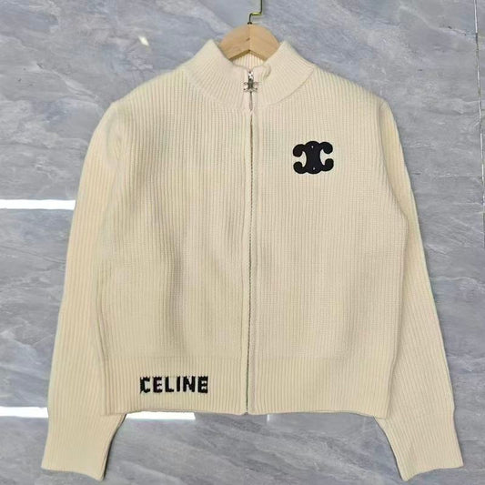 C20  Women's autumn new style casual temperament knitted cardigan clothes