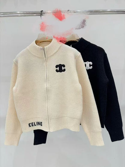 C20  Women's autumn new style casual temperament knitted cardigan clothes