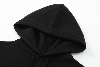 LC05  Men's and women's all cotton David hoodie with hooded and floral patchwork hoodie clothes