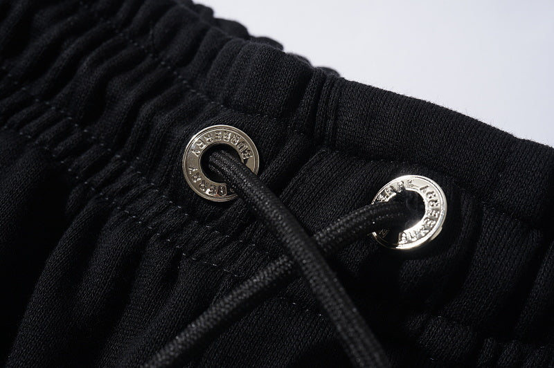 UC07  Men's and women's cotton looped plaid cardigan hooded zipper jacket  set Clothes