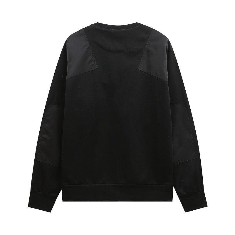 PC01  Men's and women's patchwork pocket design long sleeved sweatshirt Clothes
