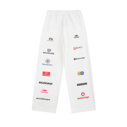 AP1  Women's multi-element design printed pants
