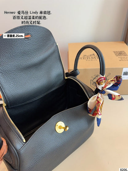 HEMB1   Stylish New Premium Genuine Leather Bag  25X13X17cm