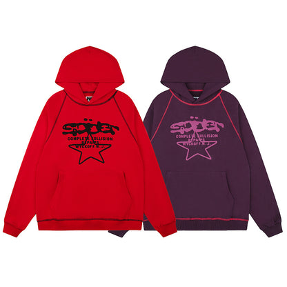 SC03  Men's and women's looped hoodies clothes