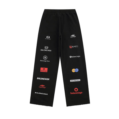 AP1  Women's multi-element design printed pants