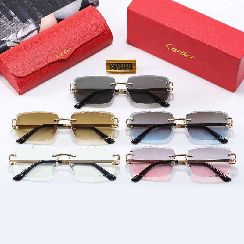 T3909  Fashion men's and women's sunglasses with box
