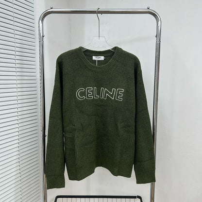 EC01   Men's and women's embroidered round neck sweater clothes