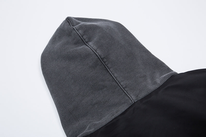 BC03   Cotton jacket with double ring zipper, black flight suit jacket, warm jacket  clothes