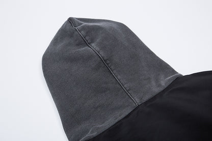 BC03   Cotton jacket with double ring zipper, black flight suit jacket, warm jacket  clothes