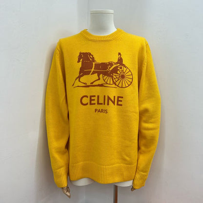 EC02   Men's and women's carriage driver pattern jacquard round neck sweater clothes