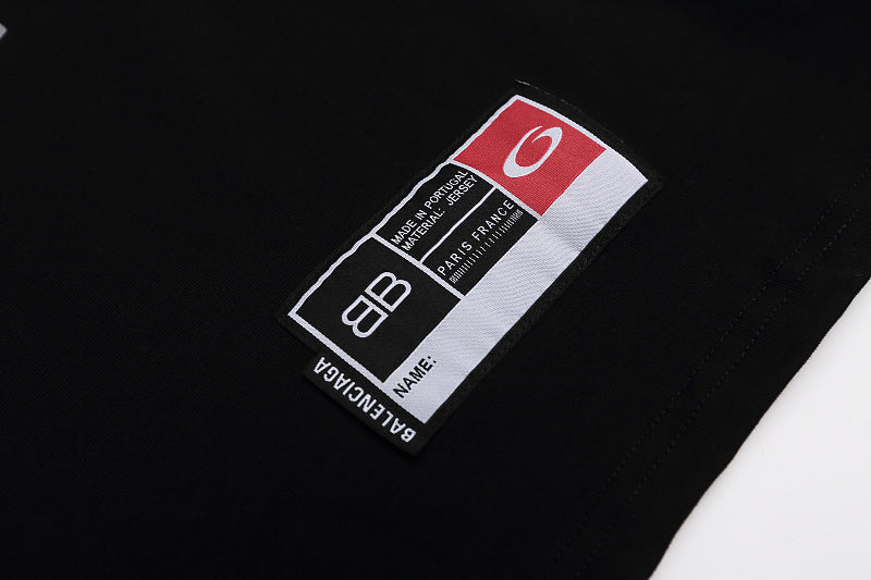BC01  Double yarn cotton fabric basketball retro long sleeved top clothes