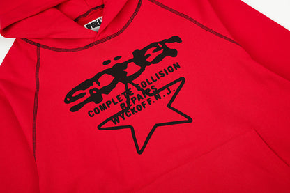 SC03  Men's and women's looped hoodies clothes