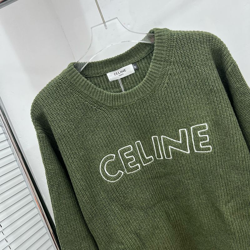 EC01   Men's and women's embroidered round neck sweater clothes