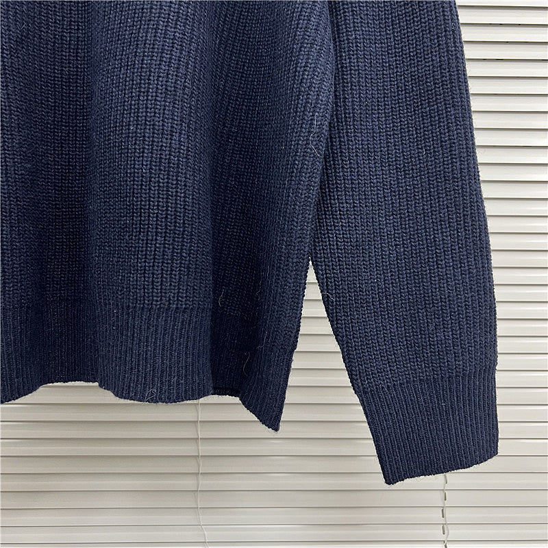 EC01   Men's and women's embroidered round neck sweater clothes
