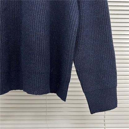EC01   Men's and women's embroidered round neck sweater clothes