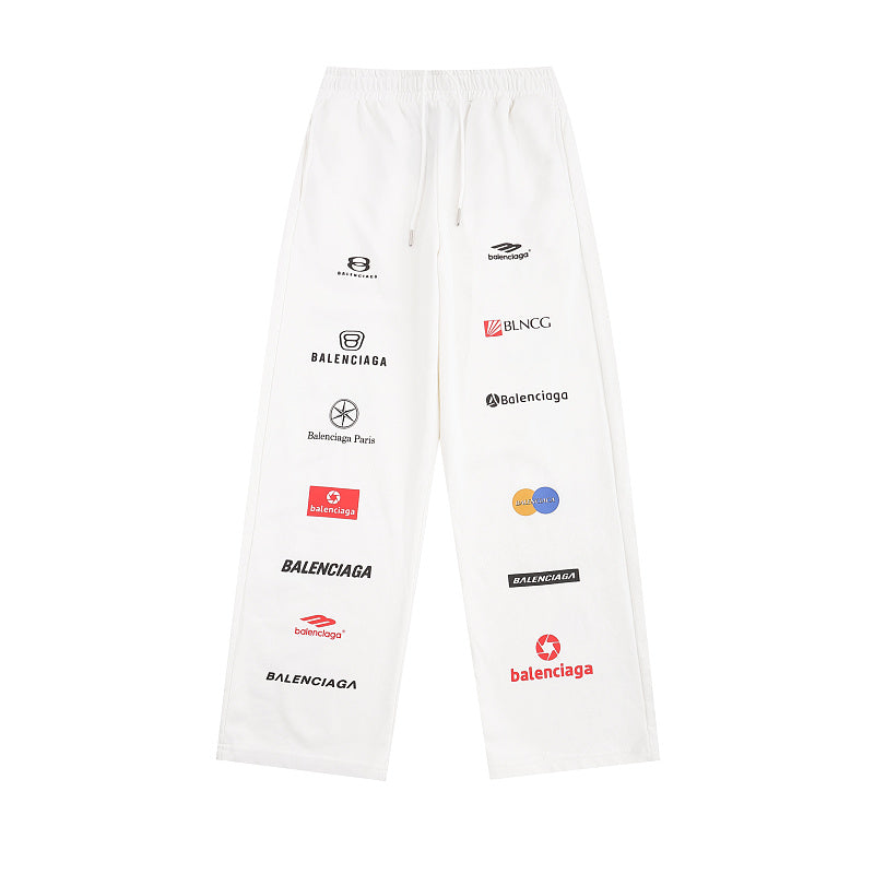 AP1  Women's multi-element design printed pants