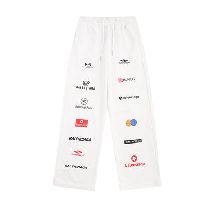 AP1  Women's multi-element design printed pants