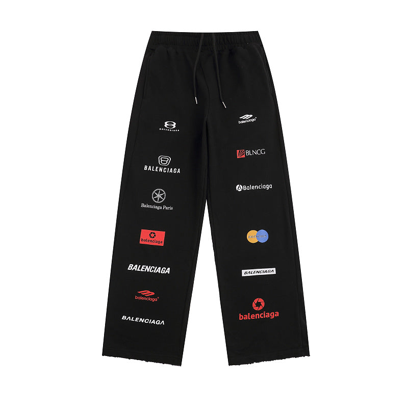 AP1  Women's multi-element design printed pants